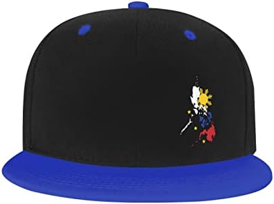 GHBC филипински мапа Филипини знаме Возрасни хип хоп бејзбол капа, женски бејзбол капа, прилагодливи мажи каскета