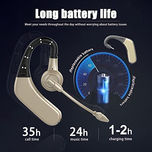 Mosonnytee Bluetooth слушалки за слушалки за слушалки за слушалки за слушалки со микрофон со микрофон Bluetooth слушалки со единечни слушалки