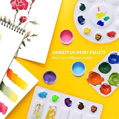CXDTBH 15 парчиња бои за палета на бои за сликање, за DIY уметнички занаетчиски акрилно сликарство цртеж