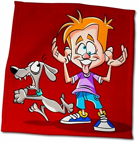 3Drose Edmond Hogge Jr - цртани филмови - Куче и момче што дејствуваат смешни - крпи