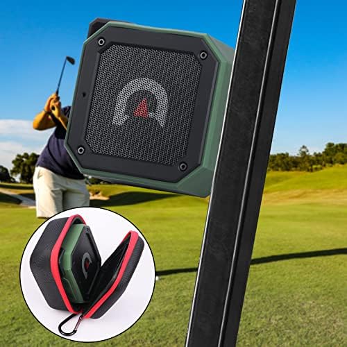 Achix Bluetooth звучник за количка за голф, магнетна преносна безжична звучник со гласен стерео звук и засилување на басот, 20 часа игра,