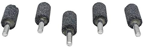 Придружете се на Ware 5PCS 1/4 ”Шанк Цилиндрични абразивни камења за мелење, абразивен монтиран камен, мелење глави за мелење и полирање на 5/8”