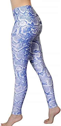 Удобни панталони за јога - меки печатени тренинзи за жени - забавни лесни печатени печатени хеланки