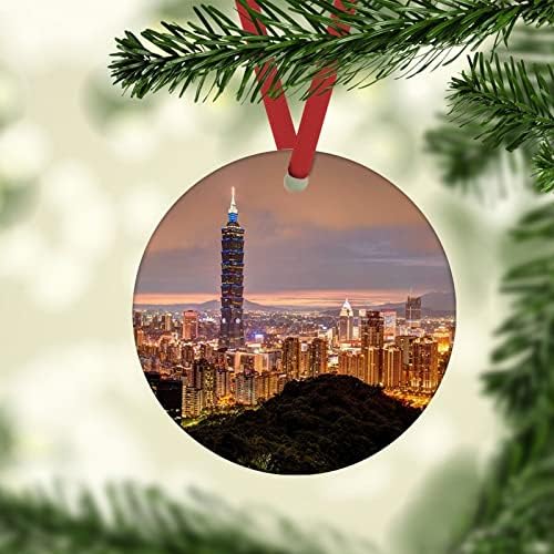Божиќен украс на Тајпеј Тајван Керамички Божиќ украси за новогодишни украси Божиќно порибување пополнување подарок Божиќ