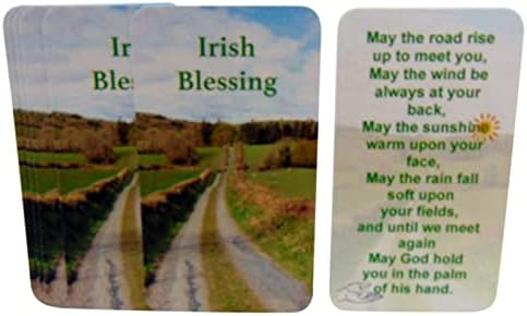 Вестмон работи ирски благослов на големо пакување на светите картони, може патот да се издигне во Ирска молитва направена во САД, сет од