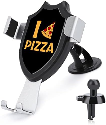 Јас многу го сакам Pizza Car Pontion Mount Hands Free Air Vent Cell Tephons, компатибилен со паметни телефони iPhone Automobile