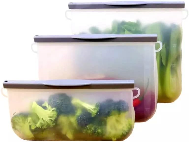 Бпа Бесплатни Херметички Кеси За Складирање Храна За Повеќекратна Употреба-Вреќи За Контејнери За Супа Од Супа Со Истекување