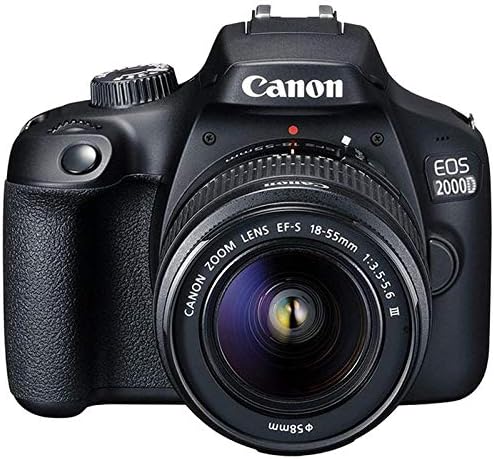 Eos 2000d / Rebel T7 Камера СО EF-S 18-55mm f/3.5-5.6 III Објектив + 16gb Мемориска Картичка + Пикси Основни Додатоци