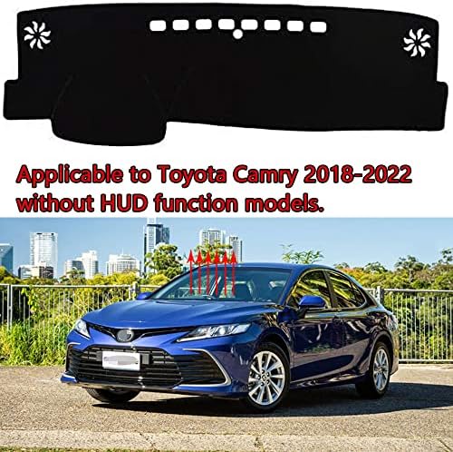 XHQ табла за покривање на мат тепих со автомобили, додатоци за внатрешни работи за Toyota Camry 2018 2018 2020 2021 2021 2022 без функција