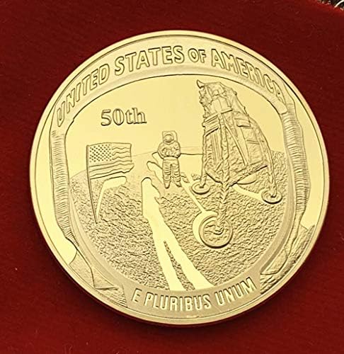 Криптовалута 2019 Позлатена Комеморативна Монета Занает Монета Монета Стапало Монета Обичај Комеморативна Среќа Монета Корица Монета