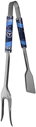 Siskiyou Sports NFL Tennessee Titans Unisex 3 во 1 BBQ алатка и отворач за шише, тимски бои, една големина