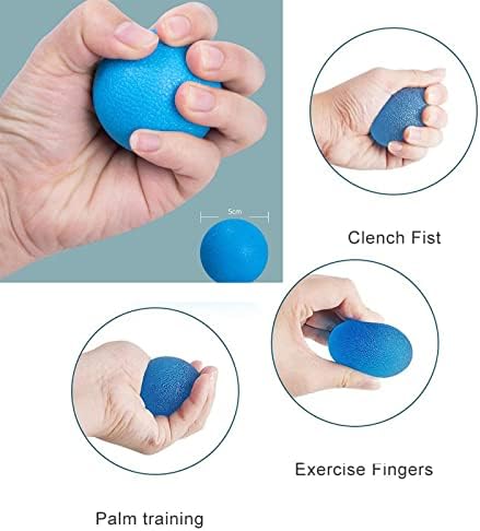 Полнен 5 пакет за олеснување на стресот Возрасни и деца играчки за зајакнување на раката за зајакнување на раката на топката со