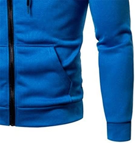 PDGJG Менс облека Обичен патент џемпер мажјави за машки јакни модни качулки со маж машко печатење со џогирање на печатење