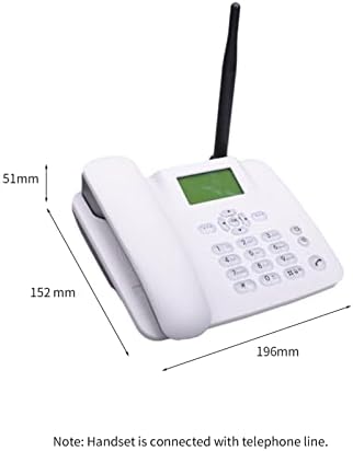 Фиксна безжична телефон 2G Десктоп Телефонска поддршка GSM 850/900/1800/1900MHz SIM картичка безжичен телефон со антена за радио