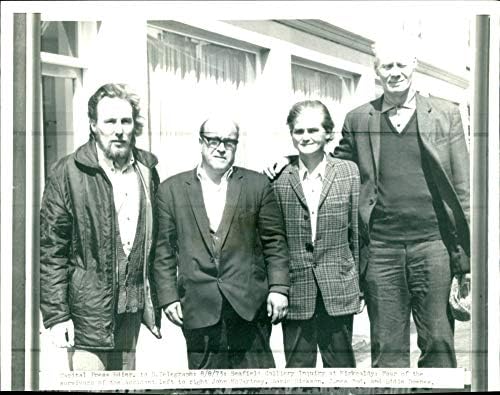 Гроздобер фотографија на Seafield Colliery: Mcон Мекартни, Дејвид Диксон, Jamesејмс Тод и Едвард Даунс.