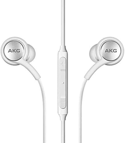 OEM Elogear Earbuds жични слушалки за Samsung Galaxy S10 S10E S20 Note 10 Plus Cable - дизајниран од AKG - со микрофон, копчиња за јачина