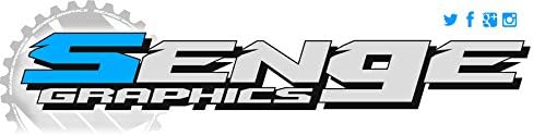 2019-2022 YZ 450 FX Zany White Senge Графика Комплетен Комплет Со Rider I. D. Компатибилен Со Јамаха