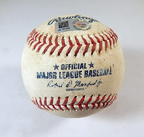 2021 година во Newујорк Метс Мајами Марлинс играше бејзбол Jamesејмс Мекан Основен 8 - Играта користена бејзбол