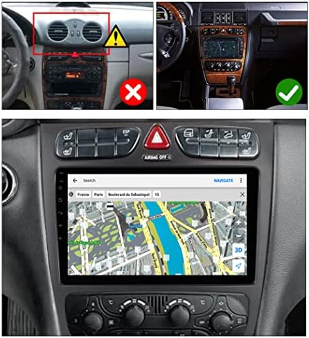 Bestycar 9 Android Автомобил Стерео Радио За Мерцедес БЕНЦ Clk W209 W203 2006-2012 W219 2004-2008 Окта Јадро Андроид 10.0 HD Екран На Допир Headunit