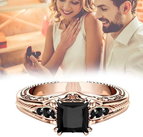2023 Нови одбележани додатоци за подароци за ангажман прстени за накит жени свадбени прстени акрилни прстени со големина 9