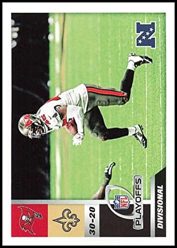 2021 налепници на Панини 13 NFC Дивизиски Buccaneers vs Saints NFL Football Mini Trader Carding Card