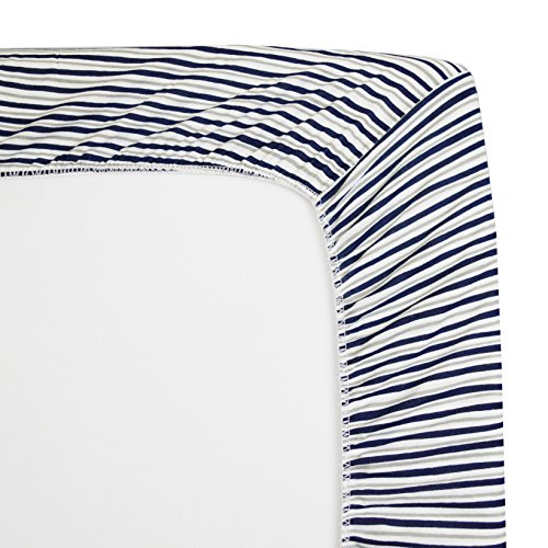 Американска компанија за бебиња отпечати памучен дрес плетен преносен/мини-плетен лист за момчиња и девојчиња, морнарица забавна лента, 24