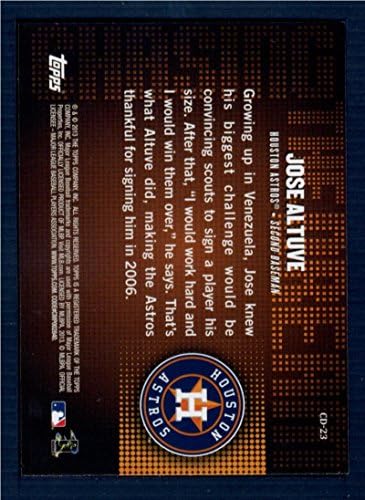 2013 Топс го бркаше сонот ЦД-23 oseозе Алтав Астрос Бејзбол картичка NM-MT