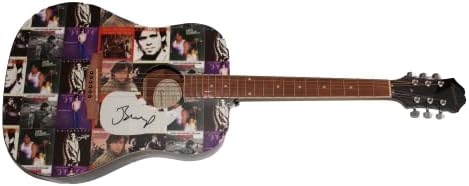 Courон Кугар Меленкамп потпиша автограм со целосна големина обичај Еден од еден вид 1/1 Гибсон епифон Акустична гитара CCC W/
