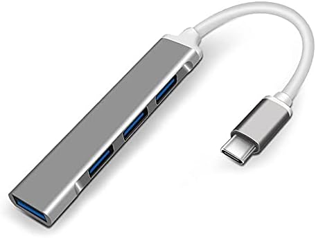 USB центар и USB Поврзете СЕ СО USB Адаптер, jukth 4-Порта C-тип центар 3, Пренослив МУЛТИ Порт USB Зрак Сплитер На MacBook Pro / air,