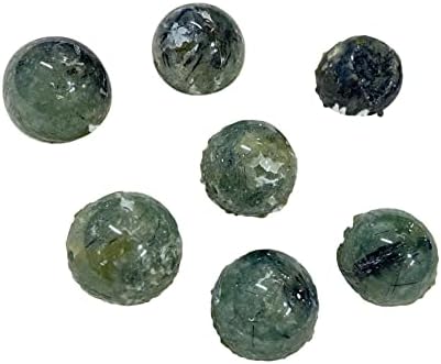 Прехнитни сфера камења за лековити на анксиозност кристални комплети, агат џеб овален скапоцен камен за медитација за заздравување