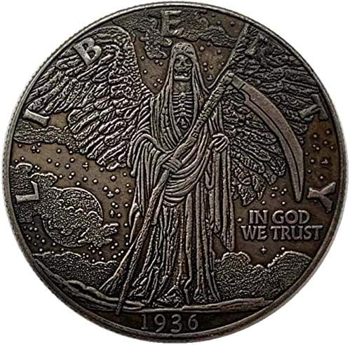 Ада Криптоварентност Копија Монета 1936 Скитници Монета Слобода Жена Омилена Монета Антички Комеморативна Монета Сребрена Позлатени Среќа