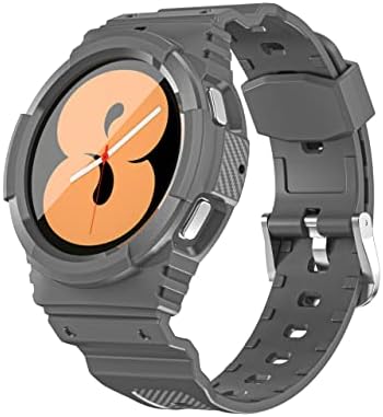 Компатибилен со Samsung Galaxy Watch 5/Galaxy Watch 4 40мм 44мм шок -отпорен солиден заштитен случај со меки силиконски спортски часовници