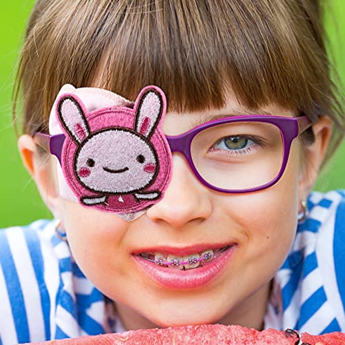 Исцелени Детски Очила Кадифен Лепенка За Очи За Зајаци: Слатко Животинско Право Страбизам Еднократна Лепенка За Очи Прилагодлива Амблиопија
