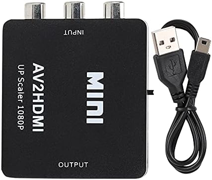 LAZMIN112 AV ДО HDMI Конвертор, 1080P USB Напојуван HDMI ДО AV HD Видео Конвертор 1080P 60HZ/720P 60HZ За Сет-Топ Кутии DVD/VCD Конзоли