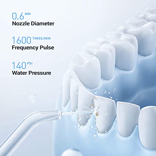 Безжична преносна вода Флоссер изберете стоматолошки орален наводнувач, електричен пополнување IPX7 водоотпорен 250 мл чистач за заби со вода