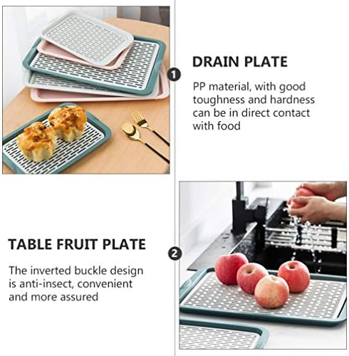 Поддршка за табела за закуска од хемотон табела за појадок сад за сушење мати јапонски прибор за двоен слој, дренажа чинија за