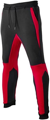 Saxigol 2023 Преголемите џогери за мажи со џокери со џемпери мода спортски блок панталони со влечење на панталони за лабава