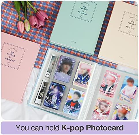 Б Фенси мал албум со фотографии од Полароид 160 џебови Книга за слики за деца, бебе, семејство, Kpop Фотокард сопственик на книга за празник подарок