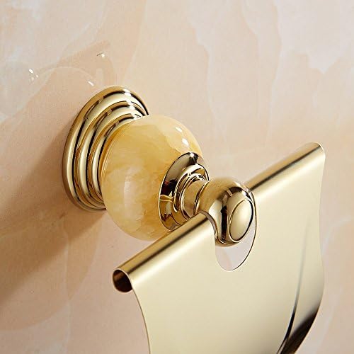 Yuanflq златен кристален држач за хартија за хартија за хартија држач за бања Додатоци за бања