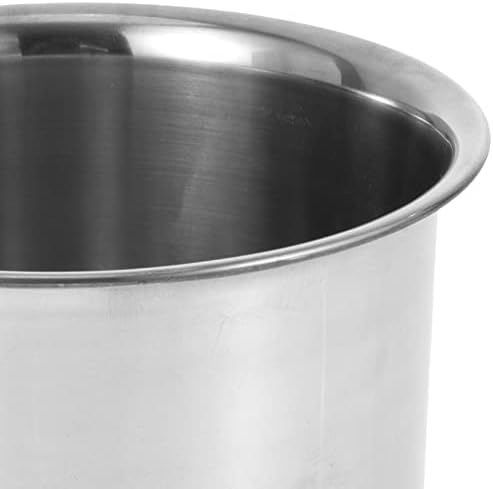 Besportble 4pcs зачини тегла за зачинување тенџере со метални концепти со шеќер тегли чаши од не'рѓосувачки челик за пикник пешачење