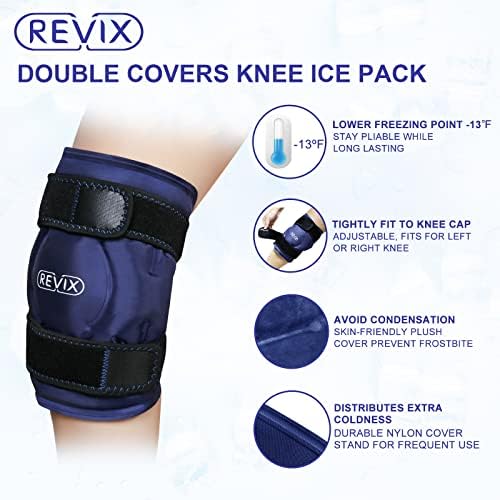 Ревикс на ледениот пакет на глуждот за повреди што можат да се користат за еднократно и пакување со мраз на коленото