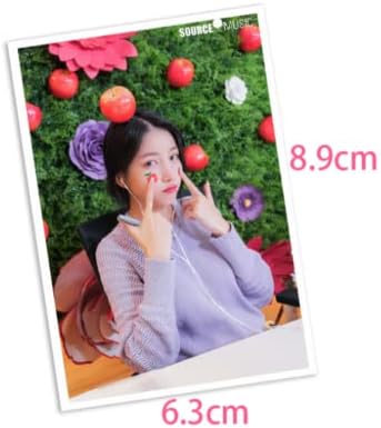 Kpop griend lomo картичка, па го освоивте Eun Ha 40pcs Полароид фото -картичка во железна кутија