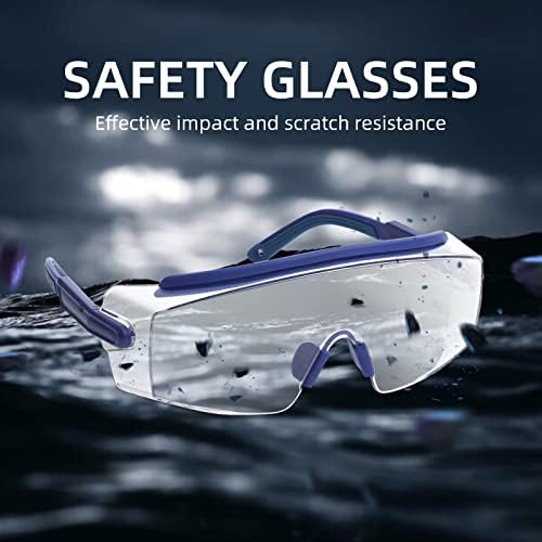 Очила за Безбедност на оптичка Нега За Мажи И Жени, Лесни Работни Очила Со Прилагодливи Рамки И Зафати Без Лизгање, Заштитни Очила Против Магла