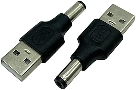 DAFENSOY USB До Dc Адаптер За Напојување, USB 2.0 Машки до DC 5.5 x 2.1 mm Машки Адаптер За Напојување 2-Пакет, Кој Се Користи