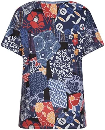 Девојки 2023 Облека мода со краток ракав памук против вратот графички бренд блуза маица есен летен блуза за дама 75 75
