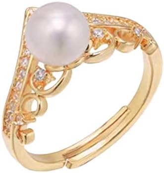 2023 година Нов бакар Вклучен циркон опал камен цвет отворен прстен моден накит моден темперамент разноврсен прстен едноставен прилагодлив
