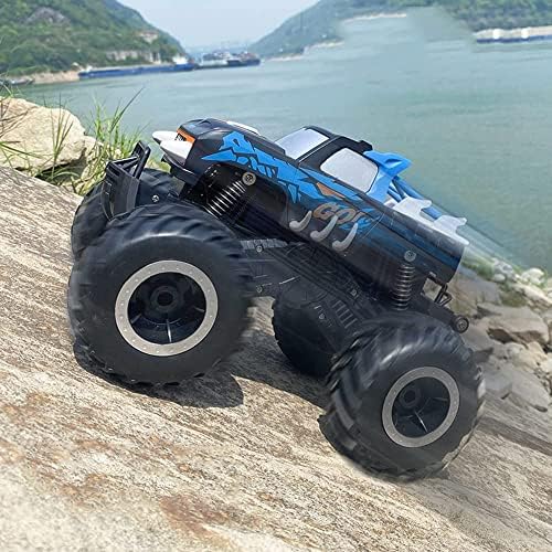 QIYHBVR амфибиски далечински управувач трик автомобил за деца, играчки за базени 2,4 GHz RC Boat 4WD Monster Truck Водоотпорен