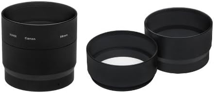 Адаптер за леќи + 3 парчиња филтри компатибилни со Canon G11