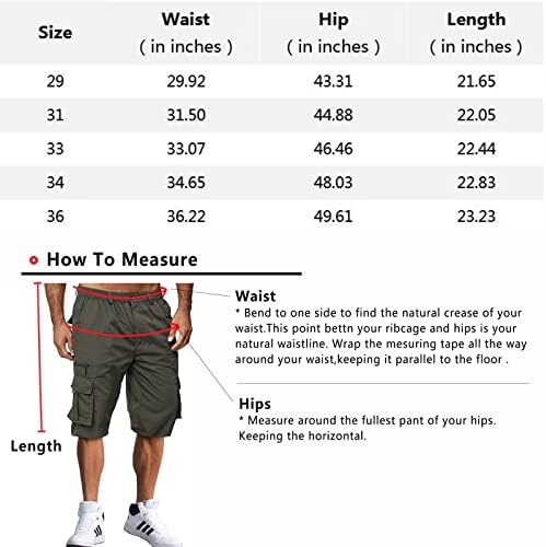 Рела бота машка шорцеви од карго -лесни тактички пантолони за пешачење со повеќе џеб