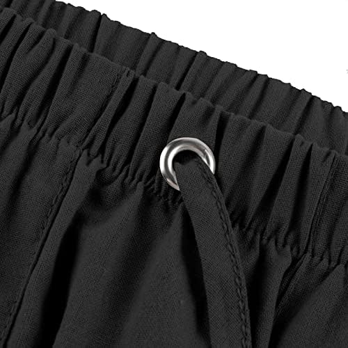 Ymosrh големи и високи шорцеви природни панталони современ удобен квалитет мека џеб цврста боја шорцеви машки товар
